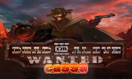 Cena cinematográfica de um duelo no deserto em Dead or Alive 3: Wanted