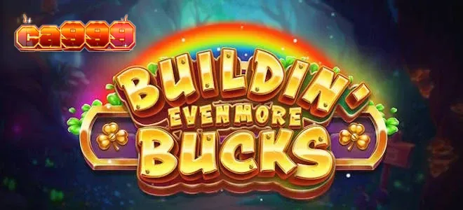 Personagens do jogo Buildin’ Even More Bucks em um cenário de construção de tesouros.